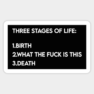 Three Stage Of Life Sticker